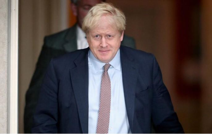 رئيس الوزراء البريطاني بوريس جونسون في لندن يوم 24 أكتوبر 2019. تصوير: هانا ماكاي - رويترز
